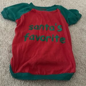 Dog size M Christmas shirt